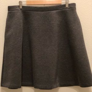Charcoal heathered skater skirt
